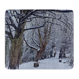 Auf dem Weg Schneidebrett