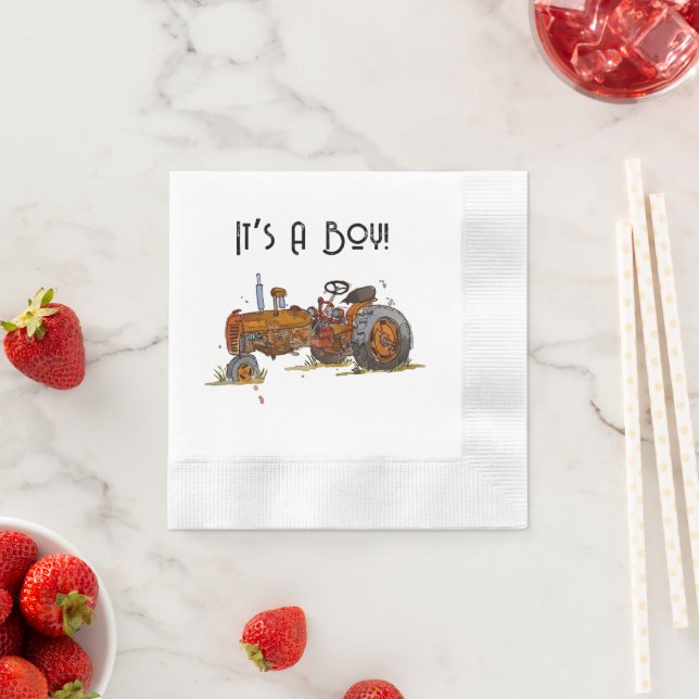 Auf dem Weg Serviette (Beispiel)