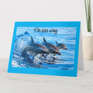 AUF DEM WEG UND BEREIT ZU SAGEN *GLÜCKLICHER GEBUR KARTE