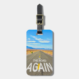 Auf dem Weg wieder Blue Skies Foto Gepäckanhänger