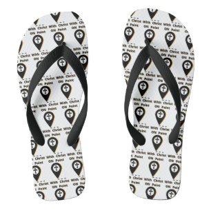Auf dem Weg zu Christus biblischer Allround-Unisex Flip Flops
