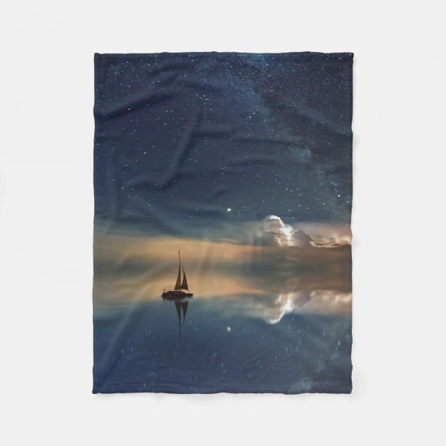 Auf dem Weg zu den Wolken Fleecedecke (Vorderseite)