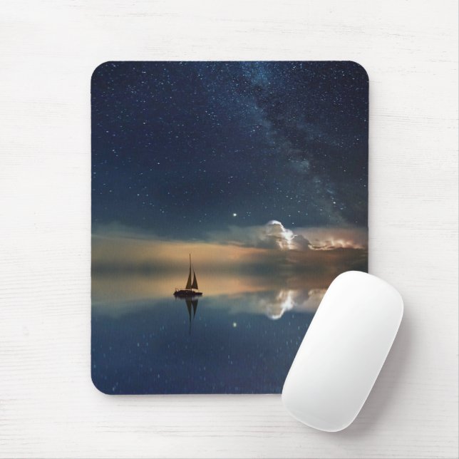 Auf dem Weg zu den Wolken Mousepad (Mit Mouse)