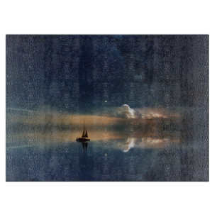 Auf dem Weg zu den Wolken Schneidebrett