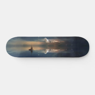 Auf dem Weg zu den Wolken Skateboard