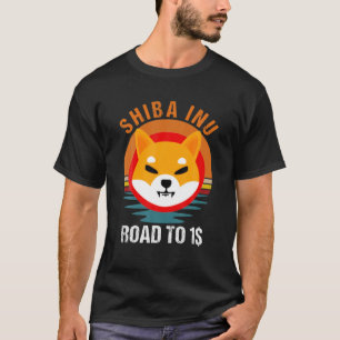 Auf dem Weg zu einem Dollar, Shiba Inu schiitische T-Shirt