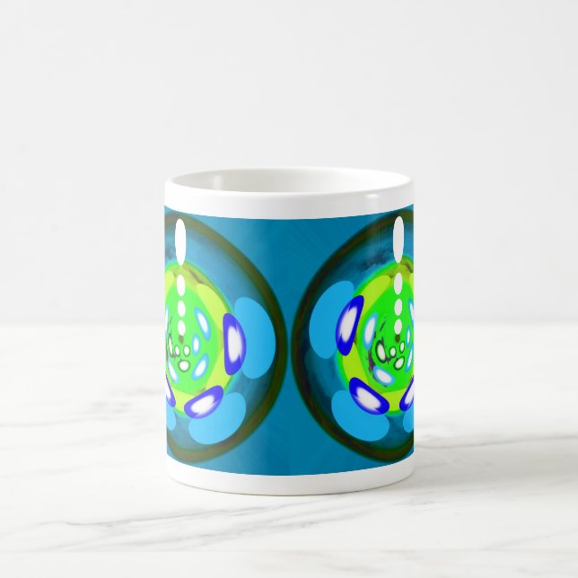 Auf dem Weg zu grüner Kunst Kaffeetasse (Mittel)