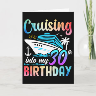 Auf dem Weg zu meinem 30. Geburtstag 30 Jahre alt Karte