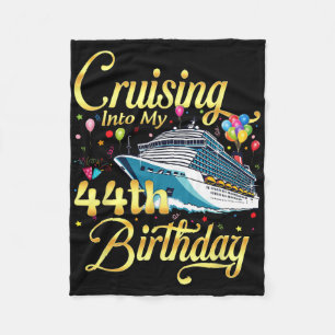 Auf dem Weg zu meinem 44. Geburtstag Kreuzfahrt 44 Fleecedecke