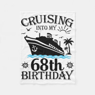 Auf dem Weg zu meinem 68. Geburtstag Kreuzfahrt 68 Fleecedecke