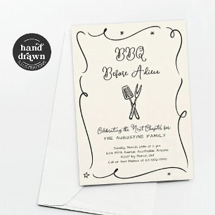 Auf dem Weg zu Party GRILLEN Einladung