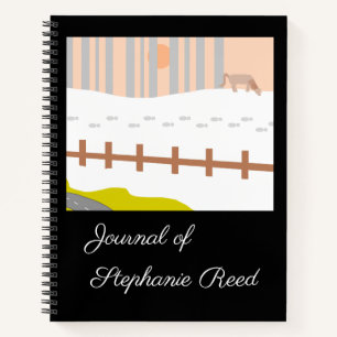 Auf dem Weg zu Sioux Falls: 8,5" x 11" Notizbuch