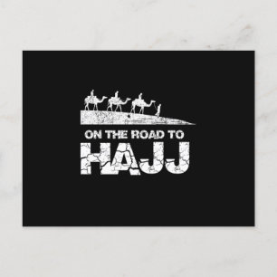 Auf dem Weg zum islamischen Islam in Hajj Mekka Mo Postkarte