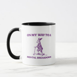 Auf dem Weg zum Nervenzusammenbruch Kaninchen Tasse