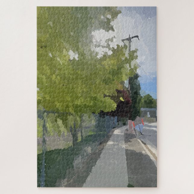 Auf dem Weg zum Rätsel Puzzle (Vertikal)