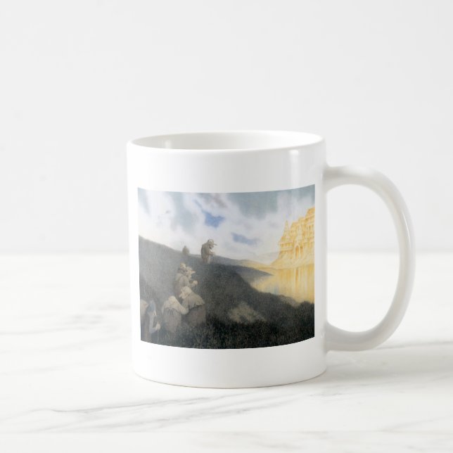 Auf dem Weg zum Troll Castle Tasse (Rechts)