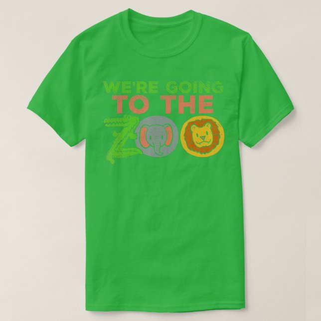 Auf dem Weg zum Zoo Safari Abenteuer Wildl T-Shirt (Design vorne)