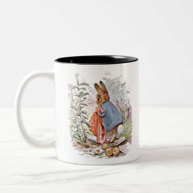 Auf dem Weg zum Zuhause Peter fielen die meisten O Zweifarbige Tasse (Links)