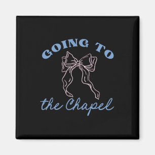 Auf dem Weg zur Kapelle, um heiraten zu gehen, Coq Magnet