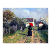 Auf dem Weg zur Kirche Elin Danielson-Gambogi 1888