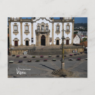 Auf dem Weg zur Kirche Viseu Portugal Postkarte