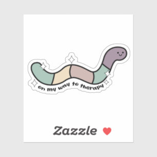 Auf dem Weg zur Therapie lustig .Snarky decal, The Aufkleber
