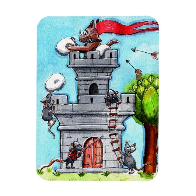 Auf den Angriff! Magnet (Vertikal)