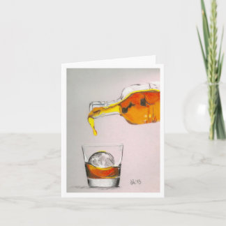 auf den Felsen Feiertagskarte