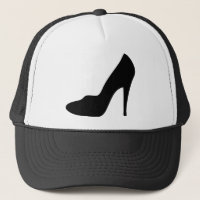 auf den Fersen gefolgte Schuhikone des Stiletts