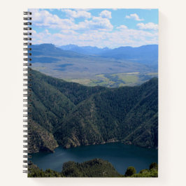 Auf den Gunnison River herabblickend Notizbuch