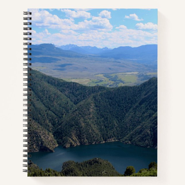 Auf den Gunnison River herabblickend Notizbuch (Vorderseite)