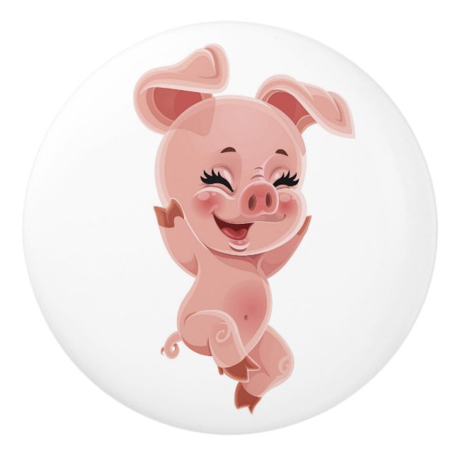 Auf den Knochen der Keramik des landwirtschaftlich Keramikknauf (Vorderseite)