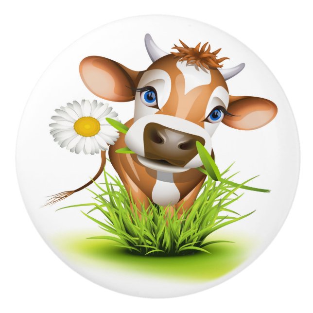 Auf den Knochen der Keramik des landwirtschaftlich Keramikknauf (Vorderseite)