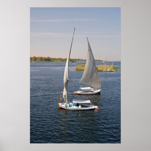 Auf den Nil segeln, Ägypten Poster