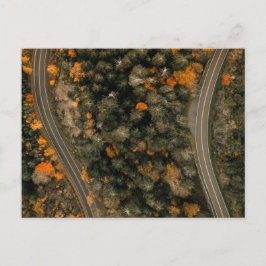 AUF DEN SPUREN DES HERBSTS POSTKARTE