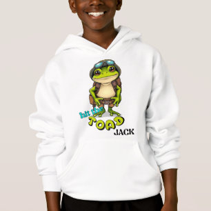 Auf den "toad"-Jack drücken, niedlich Wortspiel sp Hoodie