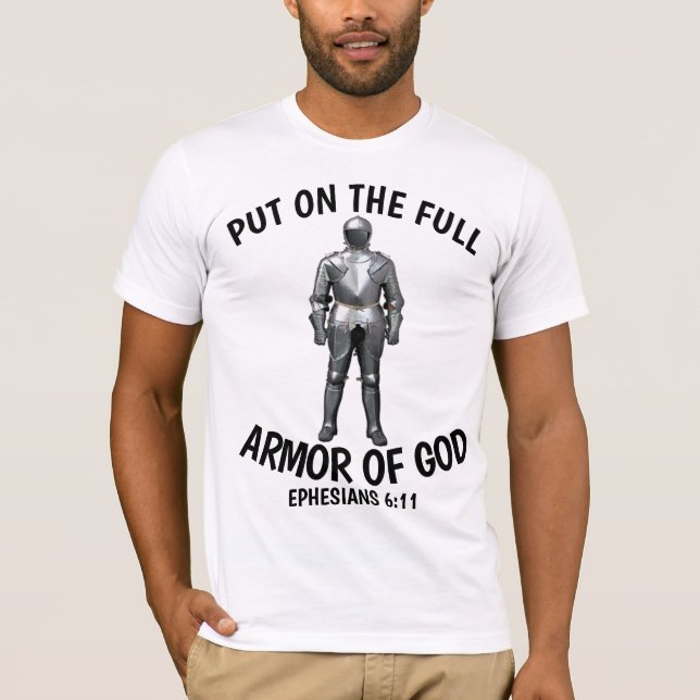 AUF DEN VOLLSTÄNDIGEN ARMOR GOTTES T - Shirt AUFST (Vorderseite)