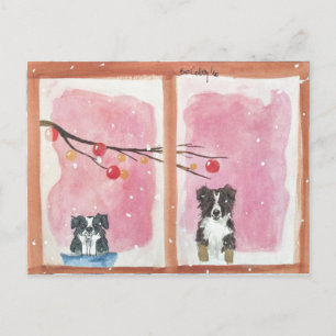 auf den Weihnachtsmann Postkarte