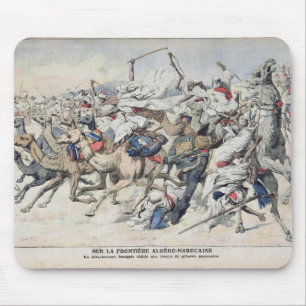 Auf der Algero-Marokkanischen Grenze Franzosen Mousepad