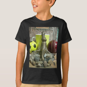 Auf der anderen Seite Pitch & Crease: Fußball-Cric T-Shirt