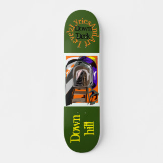 Auf der Anhöhe gedrucktes Skateboarddeck