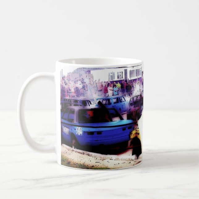 "Auf der Bahn" Tasse (Links)