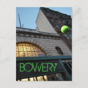 Auf der Bowery Postkarte