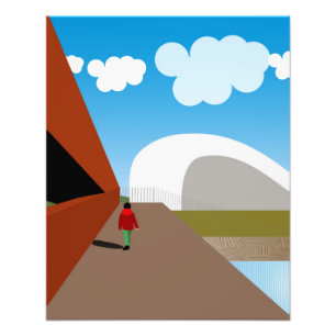 Auf der Brücke Fotodruck