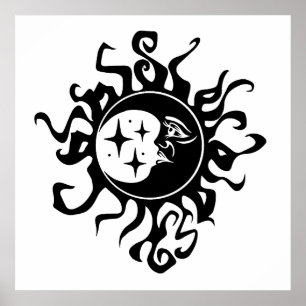 Auf der dunklen Mondnacht Poster