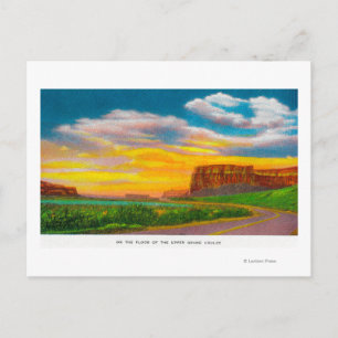 Auf der Etage des Upper Grand Coulee Dam Postkarte