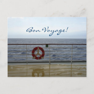 Auf der Fahrt Custom Bon Voyage Postkarte