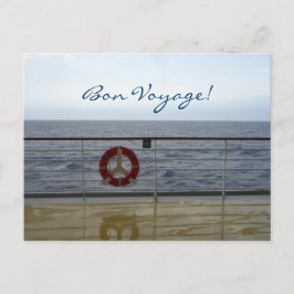 Auf der Fahrt Custom Bon Voyage Postkarte