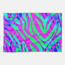 Auf der freien Seite, farbenfrohe Abstrakte Zebra-