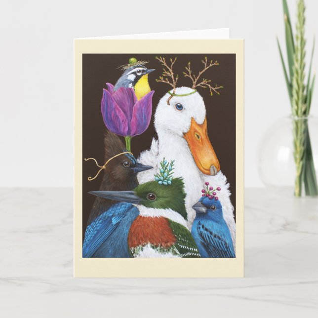 Auf der Gala-Grußkarte Karte (Vorderseite)